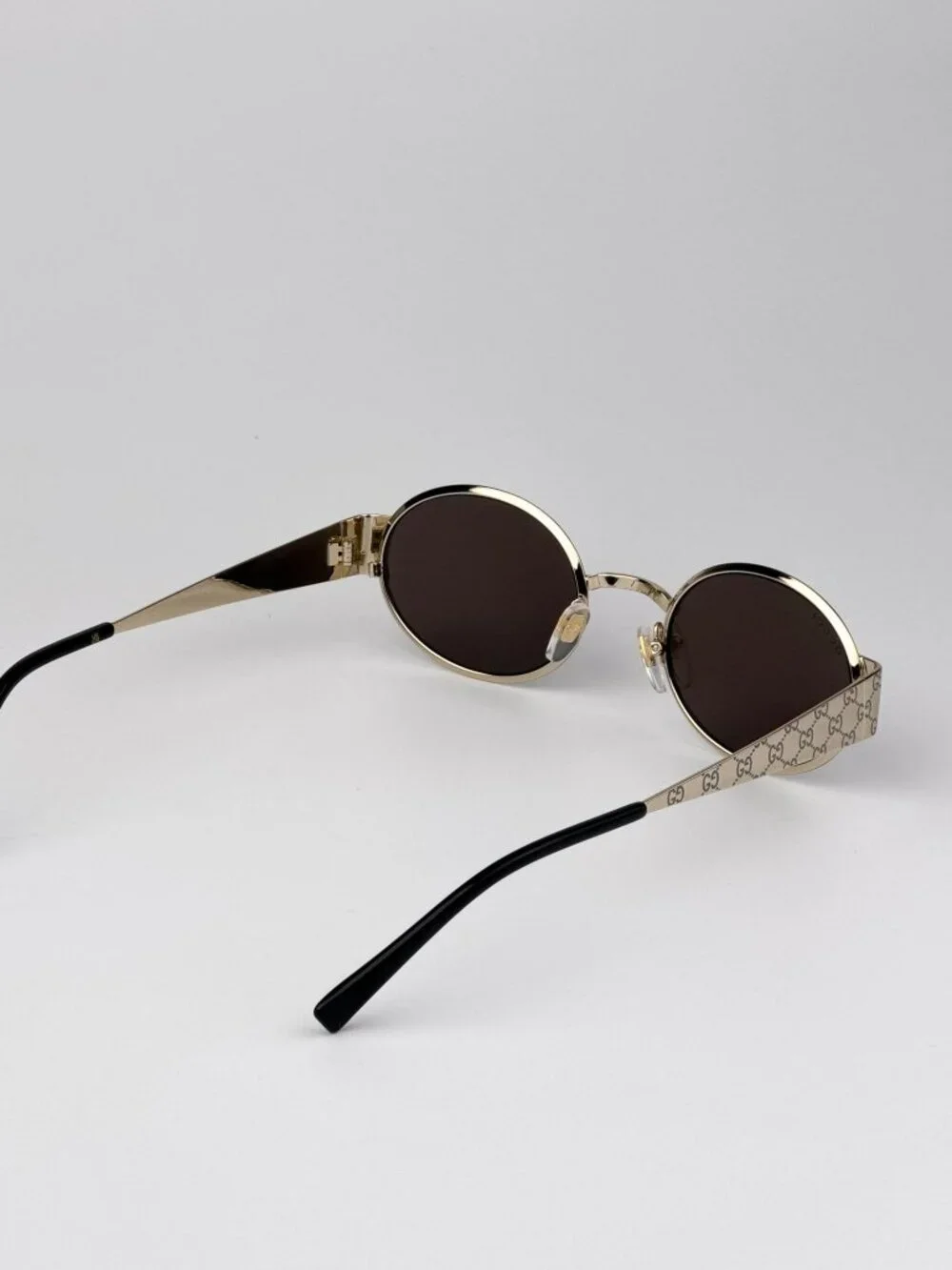 GUCCI GG1854S 005 GOLD BROWN SUNGLASSES